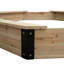 Wood Sandpit with Seating & Cover