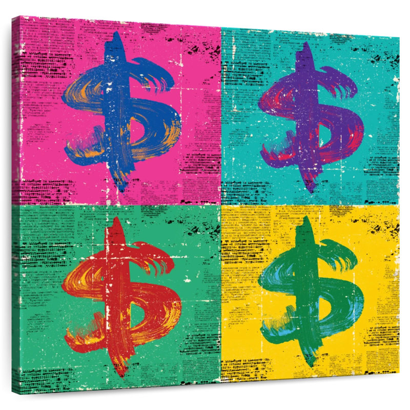 Grungy Dollar Signs