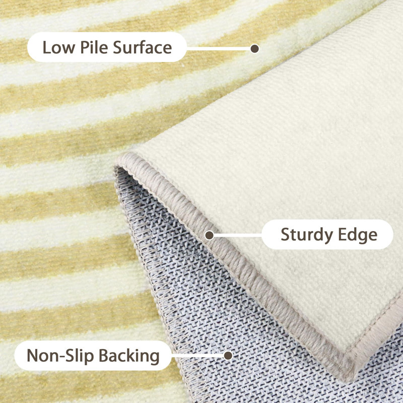 Tapis antidérapant lavable à la machine, Tapis de couloir 2 pi x 5 pi