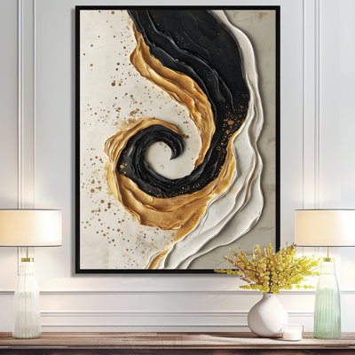 Impression sur toile encadrée Goldern