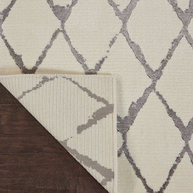 Eddison Viscose Geometric Indoor Rug, Rectangle 2'3" x 3'