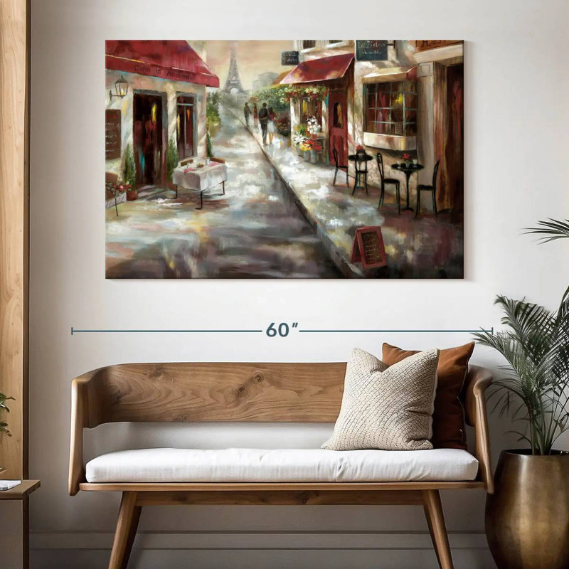 Nicci Parisian Cafe, H 34 po x l 51 po