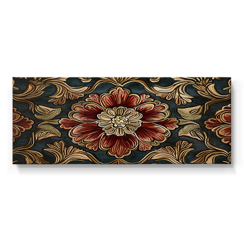Botanical Series-CC- Toile tendue avec châssis - Prêt à accrocher, H 20 po x l 50 po
