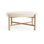 Vane 36" Linen Upholstered Ottoman