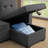 Convertible Storage L - Shaped Sofa