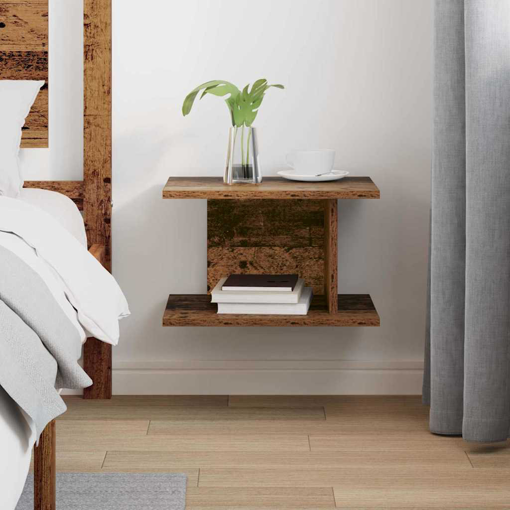 40cm W Manufactured Wood Bedside Table