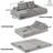 Tessaro 86.6" Multifunctional Convertible Sofa Bed With Chenille Fabric And Ergonomic Support-116082940