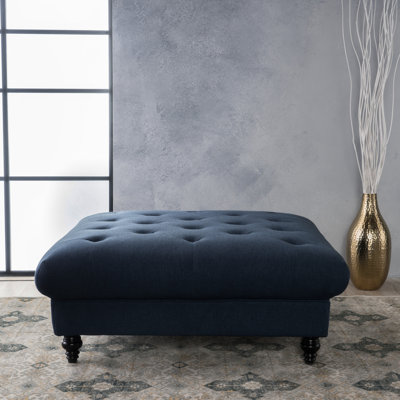 Kd - Navy Blue Fabric For Home Office With Fine Texture