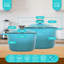 Argon Tableware - 2pc Round Cast Iron Casserole Dish Set - 2.8L / 4.5L-118013424