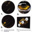 Œil liquide noir et or II - reproduction de 3 pièces-87912527-87912529