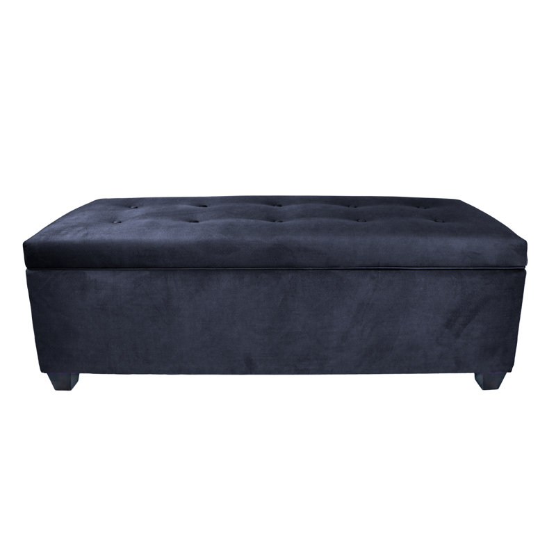 Heaney 18 Pair Shoe Storage Bench, Indigo