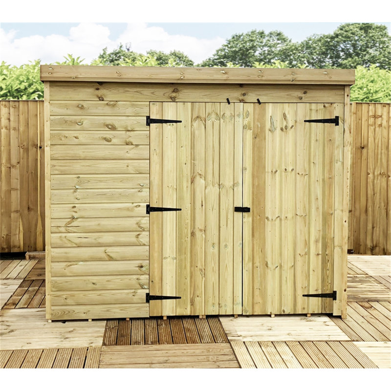 Klas Solid Wood Garden Shed, 7ft. W x 7ft. D