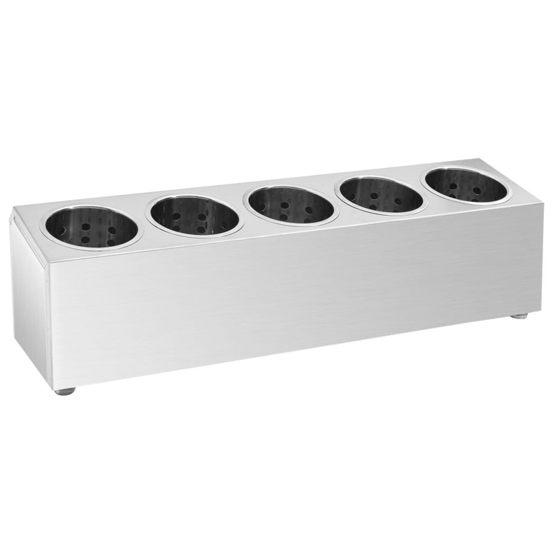 Stainless Steel Rectangle Utensil Holders/Pots/Jars