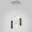 Luminaire suspendu rectangulaire en grappe 5 lumières-27796770