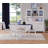 Khoury Extendable Mahogany Round Solid Wood Base Dining Table