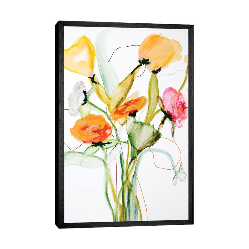 Bloom Series Norway by Leigh Viner - Gallery-Wrapped Canvas Giclée on Canvas, Black Framed, 66.04 cm H x 45.72 cm W