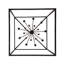 54" Square Kitzi Tapered Pendant