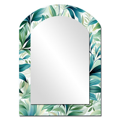 Oally Oceanic Foliage Botanical Pattern - Tropical