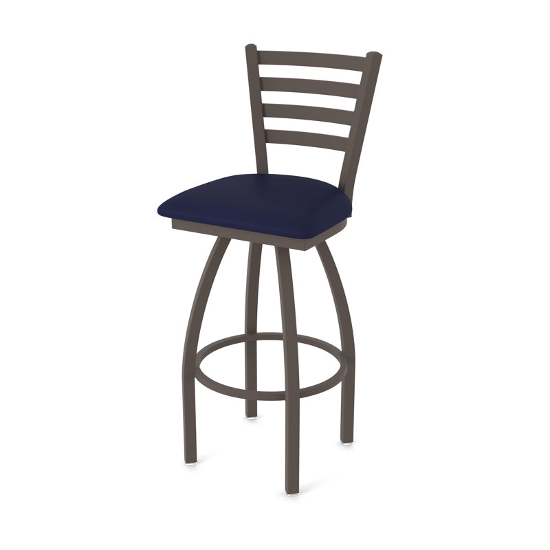 Jackie Swivel Stool, Vinyl-Canter Twilight, Bronze, Extra Tall (36" Seat Height)