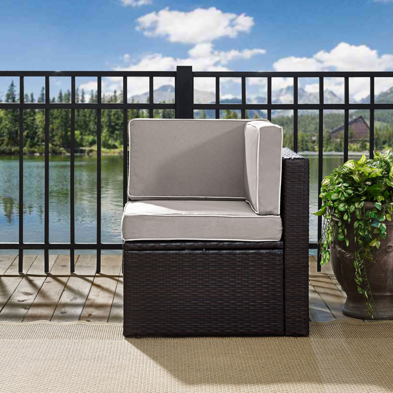 Alante Metal Outdoor Lounge Chair, Gray