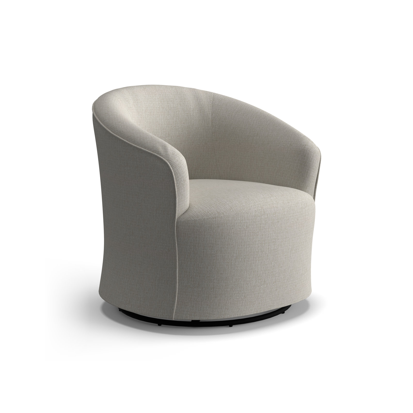 Jude Swivel Glider Accent Chair, Radical Chalk Performance Chenille