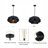1-Light Outdoor Wicker Tiered Pendant-189977089