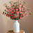 34.7inch Length Camellia Long Simulation Flower Bouquet Retro Living Room Porch Bouquet Dining Table Tea Table Decoration Fake Flower Decoration Shooting,Set of 5-1784550777