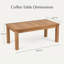 Table basse Galvan