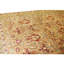 Hand Knotted Wool Area Rug in Gold