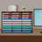 27 Slot Metal File Mail Classification Storage Rack File Organizer File Storage Rack