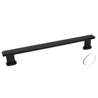 Modket Matte Black Finger Edge Pull Cabinet Door Handle Bar Back Mount  Drawer 