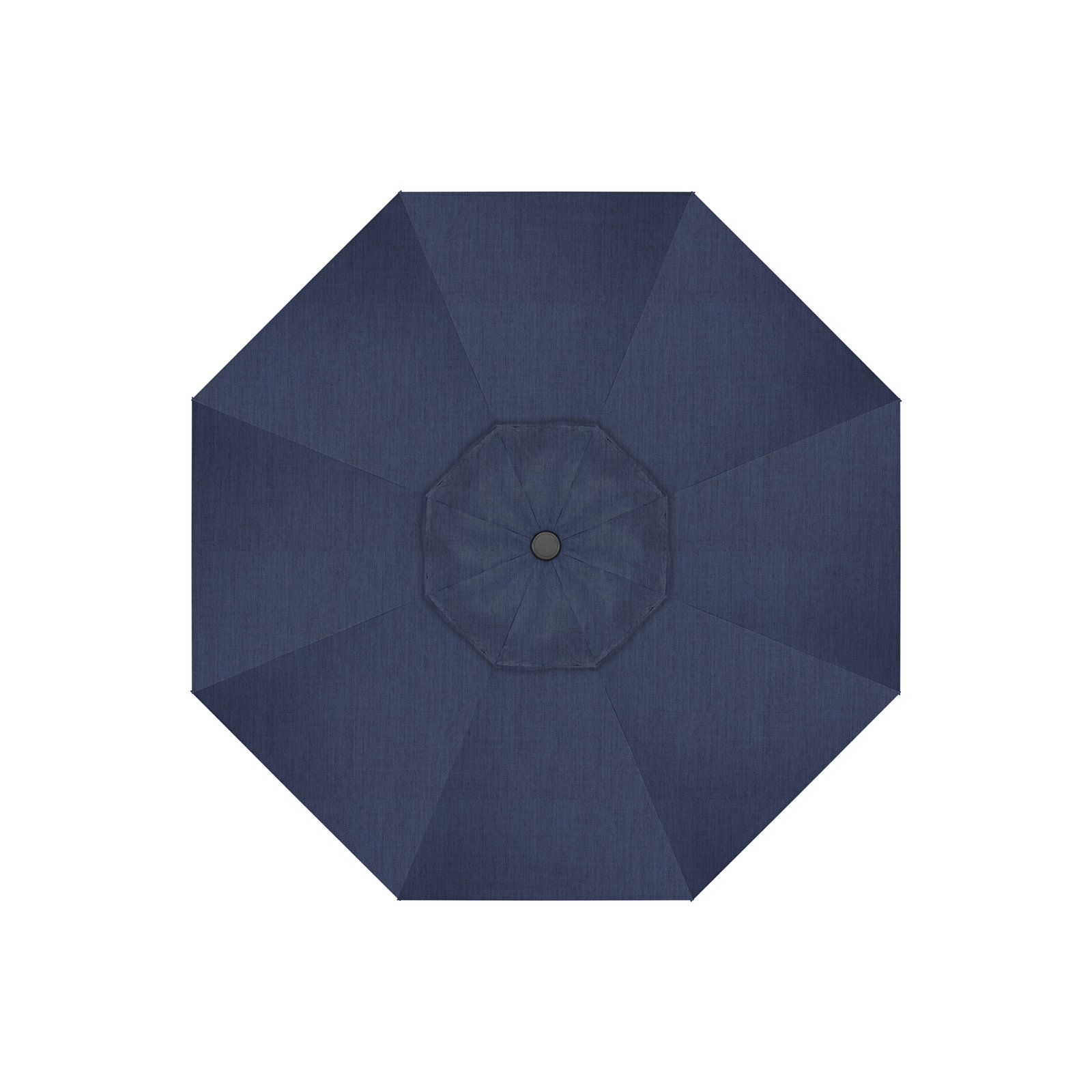 90'' Outdoor Umbrella, Navy Blue- Olefin, Olefin, Black
