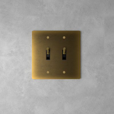 Ozarke Modern Brass Toggle Switch
