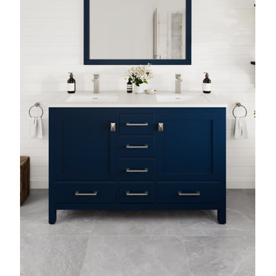 London 48" Double Bathroom Vanity Set
