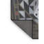 Tapis noir/brun/blanc tissé à la machine-1440354774