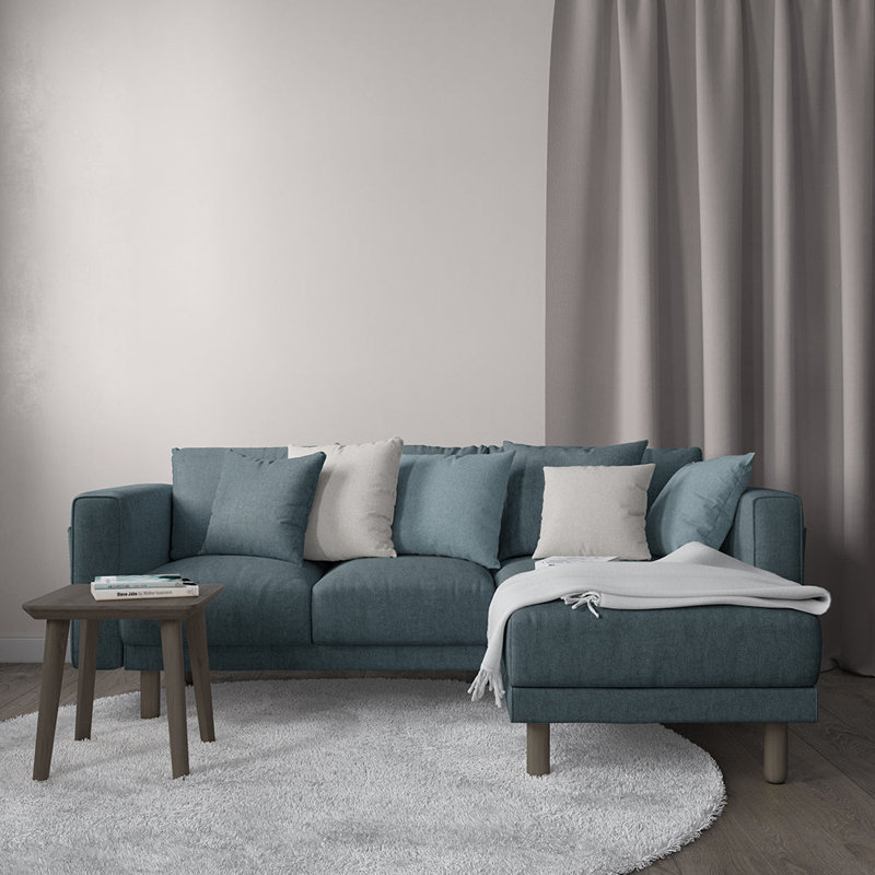 Tissu en chenille Abbeyshea Hawthorne par The Yard, Genévrier