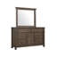 Commode transitionnelle l 62,6 po, noyer foncé