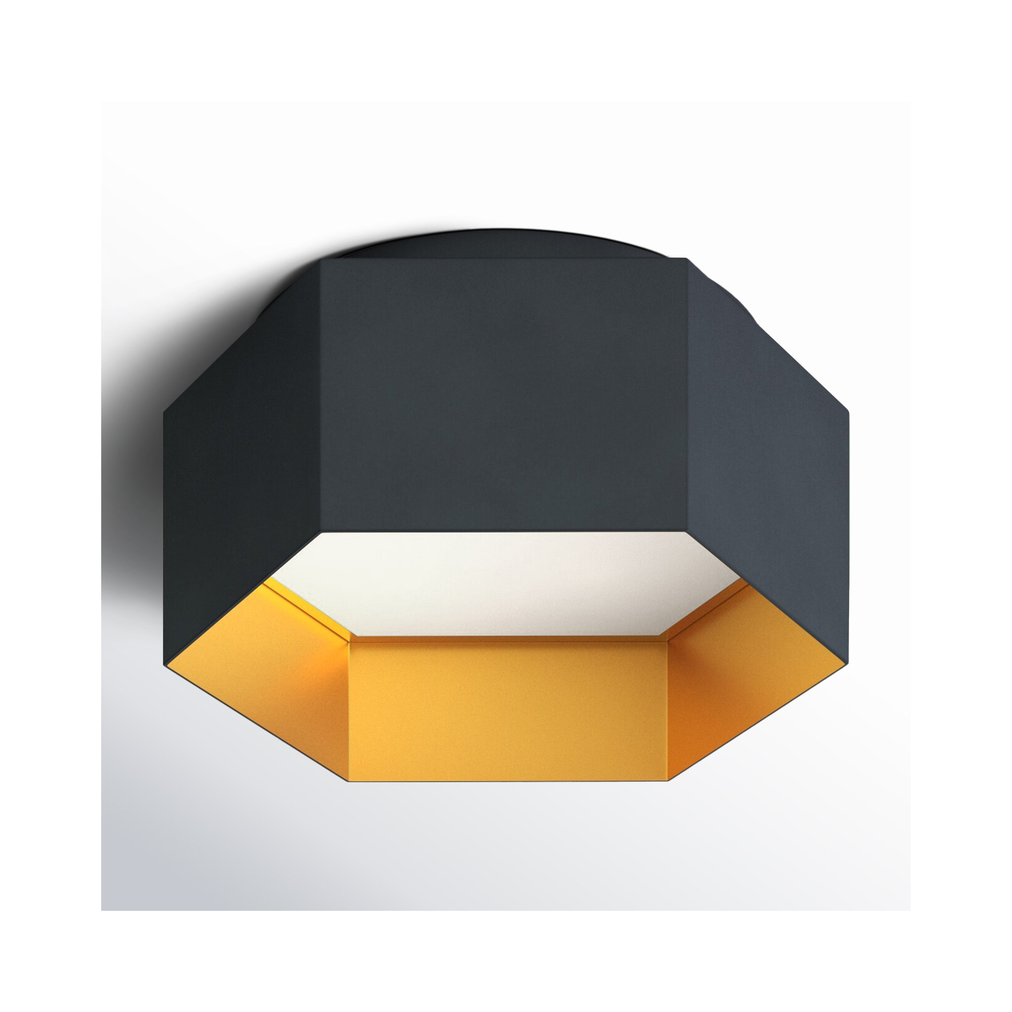 Allo Single Light Metal LED Flush Mount
