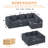 Boneless Celiot 4 - Piece Upholstered Sectional-39801951