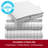 Mellanni 1800 Bed Sheets Full Windowpane Gray-117192396-117192430