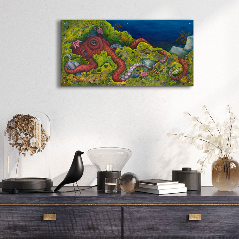 Breakwater Bay «The Guardian» par Tim Marsh, art mural en verre acrylique, H 24 po x l 48 po