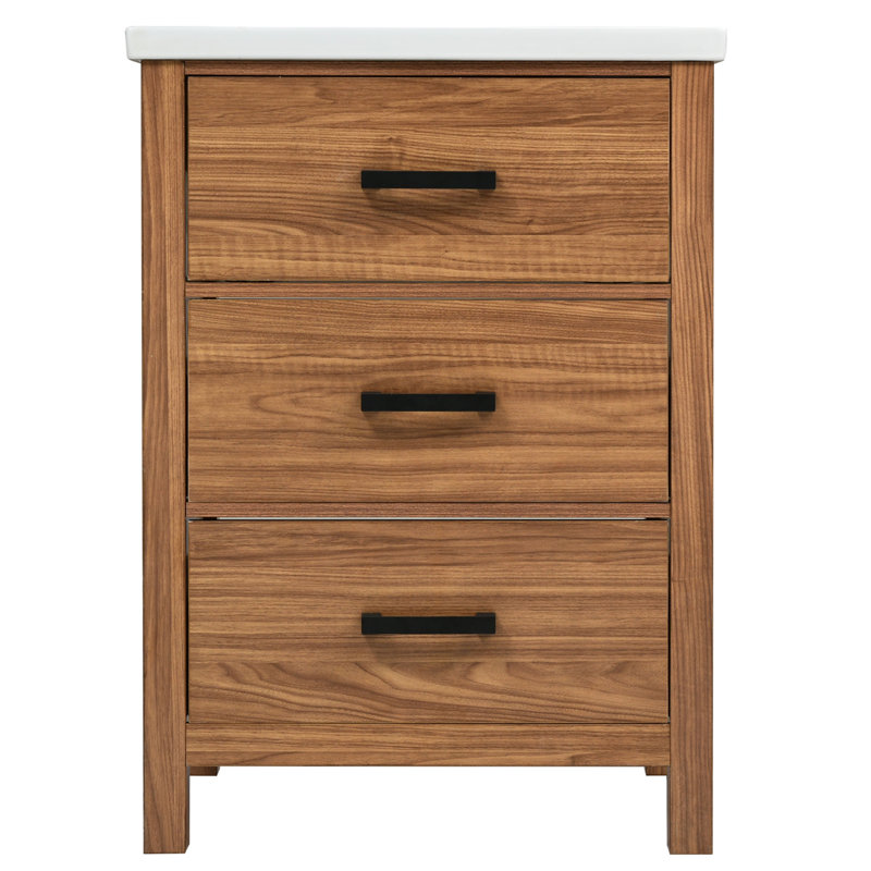 Meuble-lavabo 24 po avec lavabo en céramique