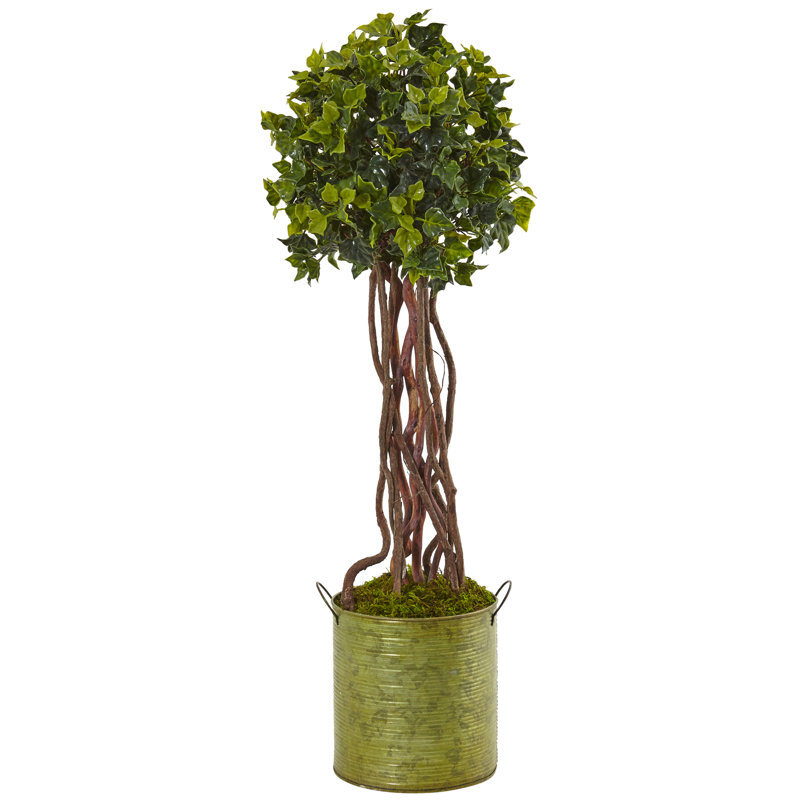 22,5" ivy de plancher artificiel ivy topiaire en pot