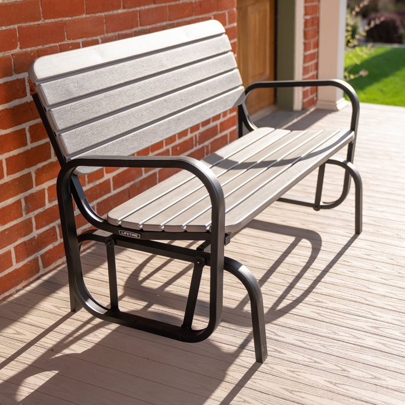 Banc en métal pour l'extérieur