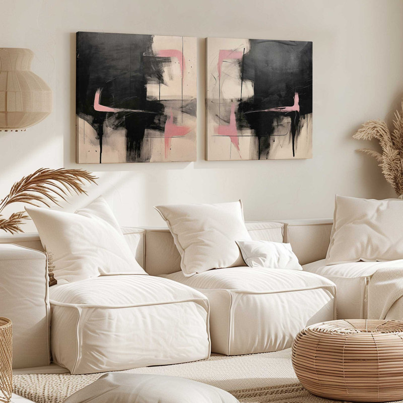 «Midnight Rose Dreamscape» par Golden Glow Interiors 2 - Pièces sur toile, Toile tendue, H 12 po x l 12 po