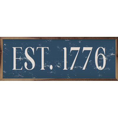 Est. 1776 - bleu