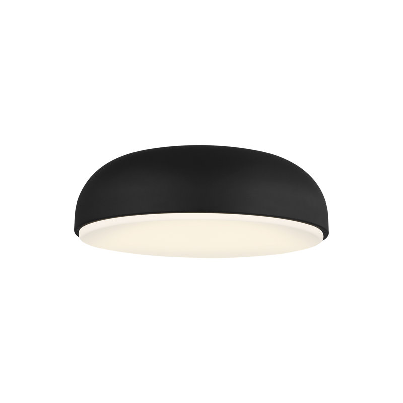 Kosa 1 - Light LED Flush Mount, Nightshade Black