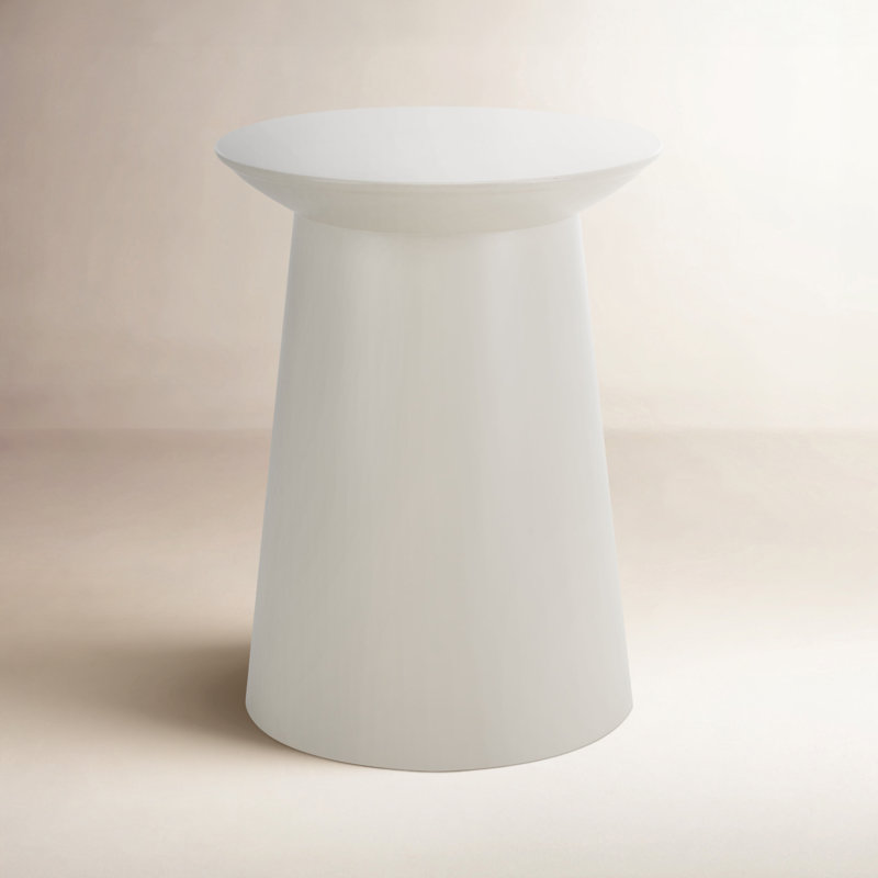 Gladys Iron Top End Table