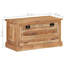 Kurth Solid Wood Storage Bench