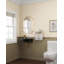 DeerValley 400mm L x 280mm W Wall Hung Bathroom Basin, Ceramic Sink with Overflow-120747504